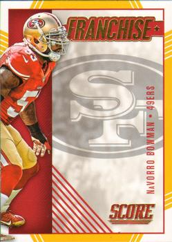 Navorro Bowman San Francisco 49ers 2016 Panini Score NFL Franchise Gold #31